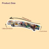 Fumwase 6Pcs Hair Barrettes For Women Shell Hair Clip Hair Accessories Barrettes For Thick Thin Long Short Hair Deep Tortoiseshells Plus