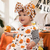 Oneninedream Halloween Hair Headbands Baby Bows Pumpkin Headband Hair Accessories For Girls Nylon Headbands For Toddler Girls Orange Black