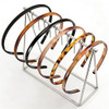 Eorea 6 Pack Skinny Plastic Headbands Double Row Teeth Non Slip