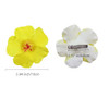 Aacehlh 6Pcs Hawaiian Flower Hair Clips 3.94 Inch Plumeria Hair Clips Hibiscus Hair Barrettes For Hawaii Tropical Party Decorations Luau