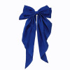 Hair Bows For Women Green Clips Large Satin Ribbon Bow Accessories Silk Big Hairs Bow For Girls Cute Christmas Long Hair Bows For Girls Hair