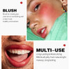 Fyeboo Cooling Water Jelly Tint Blush Multi Use Juicy Lip Plus Cheek Tint Hydrating And Bouncy Jelly Texture Long Lasting Sheer Color 0.32