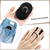 Pocket Palm Combs Massager Hair Brush Comb Palm Combs For Men Beard Brush Black Pocket Brush 4 Pcs Finger Type