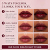 Phoenix Beauty Merlot Lip Gloss Deep Wine Berry Shade Non Sticky Shine