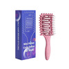 Mini Hair Brush Travel Hair Brush Compact Mini Detangler Brush For Easy Styling On The Go Suitable For All Hair Types Pink
