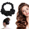 Heatless Hair Curler Heatless Curls Overnight Black Hair Ties Heatless Curling Scrunchie No Heat Curls For Long Hair Soft Sleep In