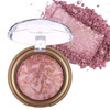 Baked Blush Marbleized Blush For Cheeks Shimmery Satin Finish Powder Blushes Palette Buildable Color Natural Face Makeup Powder