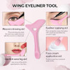 Dageda 3Pcs Eyeliner Stencils Set Suitable For Eyetour Eyeshadow Mascara