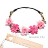 Hongcaup 4 Pack Bohemian Flower Crowns Adjustable Floral Headbands For Women Bridesmaids Accessories With Silk Flowers For Weddings And