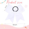 Cn White Cheer Bows For Cheerleaders Cheerleading Hair Bows For Girls