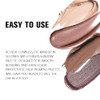 Kaely Cream Eyeshadow Quad Nude Brown Matte Shimmer Eyeshadow Palette Makeup Neutral Eye Shadow Palette For Older Women Pigmented Waterproof