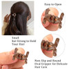 12Pcs Small Hair Clips For Women Small Claw Clips For Thin Thick Hair No Slip Grip Leopard Print Jaw Clip Mini Claw Clips Tiny Hair