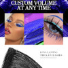 Dlzzrs Purple Mascara For Eyelashes Colorful Waterproof Long Lasting Eye Lash 5D Silk Fiber Lash Smudgeproof Lengthening Defining Curling