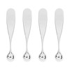 Linyuearui 4Pcs Metal Eye Cream Massage Stick Tool For Face Cream Applicator Makeup Spatula Eye Cream Applicator Eye Massage Tool Eye Cream