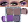 Guantian Taupe Purple Eyeshadow Makeup Blendable Neutral Powder Eye Shadow For Older Women Lavender Plum Purple Mauve Matte Eyeshadow