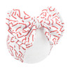 Yanjie 7 Baseball Hair Bow For Baby Girls Toddler Newborn Infant Headbands Softball Hair Accessories White Bows For Baseball Baby Outfits