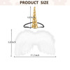 Nuosyi Angel Wings With Gold Unicorn Headband For Newborn Infant Photography Props Soft Fairy Feather Wing For Toddlers Girls Shower Baptism