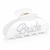 Bride Hair Claw Clips Bride To Be Gifts For Bachelorette Party Engagement Bridal Shower And Wedding Hair Accessories