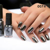 Imgdd Black Metallic Nail Polish Mirror Nail Polish Quick Dry Nail Lacquers Long Lasting Shiny Nail Art Polish 7 6Ml