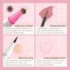 Qiufsse Faux Freckle Stamp Blush Pen Fake Freckles Stamp And Liquid Blush