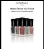 Imgdd Black Matte Nail Polish Quick Dry Nail Lacquer Fast Drying Long Lasting Mist Effect Matte Finish Velvet Air Dry Nail Polish For Nail