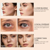Qic Pot Concealer Full Coverage Under Eye Concealer Waterproof Makeup Concealer To Cover Dark Circles Blemishes Redness And Spots Crease