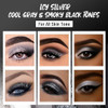 Guantian Black Smoky Eye Shadow Palette Black Dark Grey Smokey Goth Makeup Pallet 9 Soft Matte Shimmer High Pigmented Basic Black White