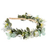 Korvishow Green Butterfly Flower Crown Fairy Woodland Floral Headpiece