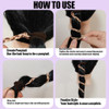 4 Pcs Spiral Hair Ties For Women Soft Elastic Rip Ties For Long Thick Hair