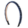 Dopenspi Crystal Rhinestone Headbands For Women Girls Fashion Sparkly Beaded Hair Hoop Fancy Dressy Headbands Hair Accessories Bling Padded