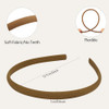 Vovii 4Pcs Thin Headbands For Women Girls No Headache Pressure Comfortable Headbands For Women Non Slip Fabric Skinny Narrow Hairbands Head