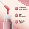 Exmiloo Matte Liquid Blush For Cheeks Soft Nude Pink Buildable Blush