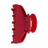 Oideguiing Medium Cute Durable Acetate Hair Clips 3 Inch Cherry Red Claw Clips For Fine And Medium Thick Hair Red