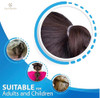 Cosy Companions 250X Clear Hair Elastics Clear Rubber Bands For Hair Ties For Thin Hair Mini Plastic With Box