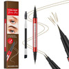 Eyebrow Pencils For Women Eyebrow Pen With Dual Brush Tip And Curved Tip For Precise Hair Like Strokes Natural Fuller Looking Brows For All