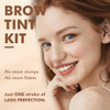Lash Color Kit Light Brown Professional Eyelash And Eyebrow Color Kit With Natural Looking Safe Ingredients Lasts 8 Weeks Easy To Use For
