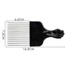 1X Hair Pick For Styling Women S And Men S Curly Hairs Hair Comb Metal Pick Comb Afro Picks Detangle Wig Braid Hairs Styling Combs Wide