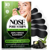 Shaeva Natural Charcoal Pore Strips Blackhead Remover Strip For Oily Skin Strawberry Nose Deep Clean And Shrinking Pores And Smoothing Skin
