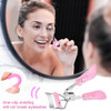 Eyelash Curler With Built In Comb Lash Curler With 2 Extra Silicone Replacement Pads For Any Eye Shapes And Sizes