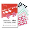 Zcj Star Pimple Patches For Face Cute Heart And Star Hydrocolloid Acne Patches With Tea Tree 200 Count 5 Colors 4 Sizes 10 14Mm Ultra Thin