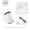 2 Pack Portable Mini Eyelash Curler Compact One Press Lash Curling Tool For Natural Lift