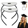 Amsomyin 2 Pack Graduation Cap Headband Insert. Cap Not Included