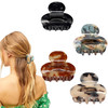 4 Pcs Small Hair Claw Clips For Thin Hair 1.8 Inch Mini Acetate Hair Clips