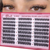 Flaunt Lash Clusters Wispy Eyelash Clusters 10 16Mm Volume Cluster Eyelash Extensions Faux Mink D Curl Lashes Clusters Spider Individual