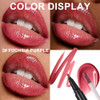 U Shinein Lip Gloss And Lip Liner Combo Set 2Pcs Matte Liquid Lip Liner