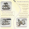 4 Pcs Small Claw Clips For Thin Hair Mini Acetate Hair Clips For Half Up