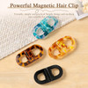 2Pc Magnetic Hair Clips Strong Hold No Slip Magnetic Hair Styling Clips Clip No Crease Hair Types Strong Hold Seamless 2 In 1 Design For