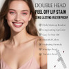 Wugbc Peel Off Lip Stain Double Head 2 Colors Matte Lip Liner Stain Marker Long Lasting Waterproof Liquid Lipstick Tattoo Lip Gloss Non