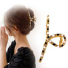Large Metal Hair Claw Clips Black White Full Rhinestone Nonslip Hair Clamps Thick Hair Styling Strong Hold Hair Fashion Hair Accessories