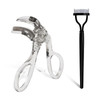 Ykebvpw Lash Separator Eyelash Comb Combo Tool Metal Curler With Silicone Refill Pads Separates Curls Lashes No Pulling Or Pinching For